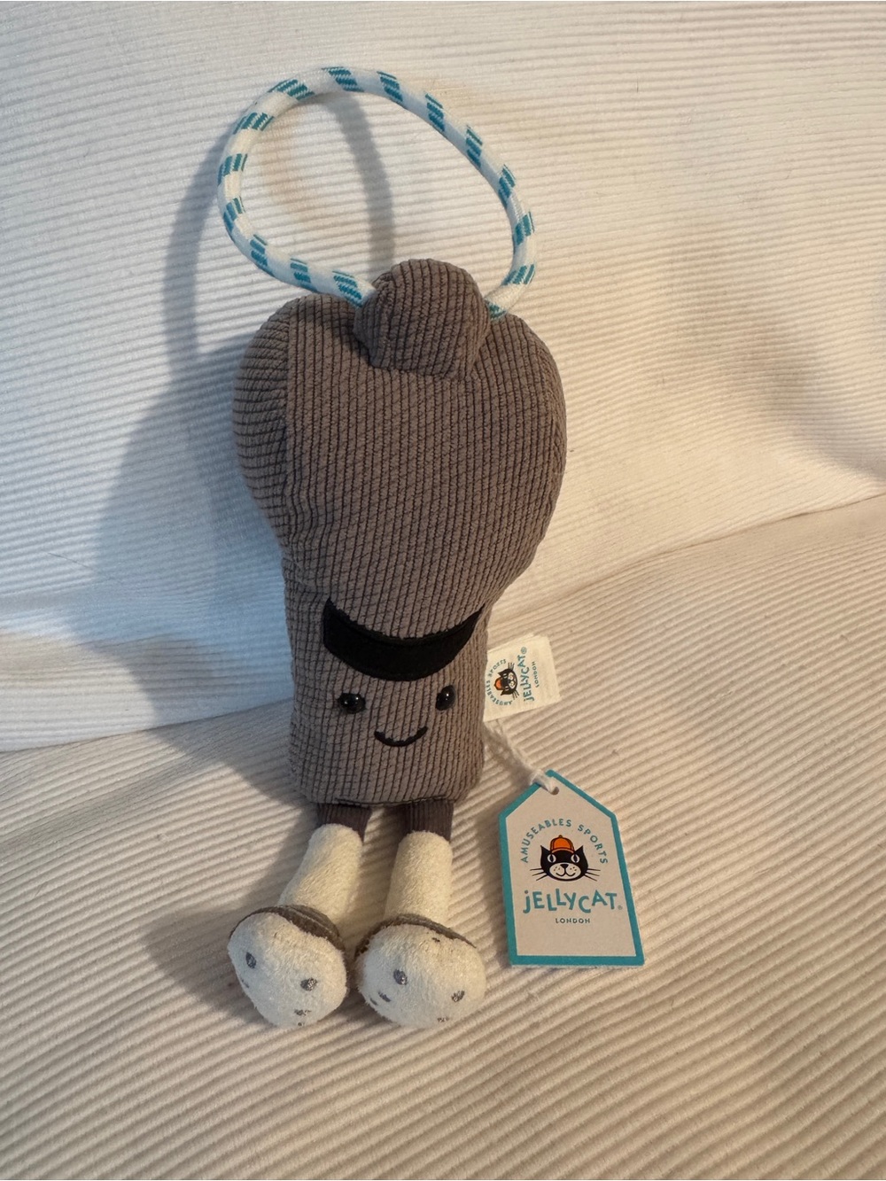 Jellycat Amuseables Walston Whistle – NWT 🩶